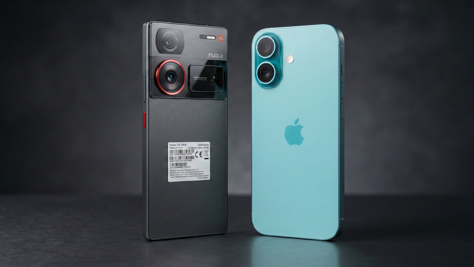 Nubia Z60 Ultra vs iPhone 16 comparison guide
