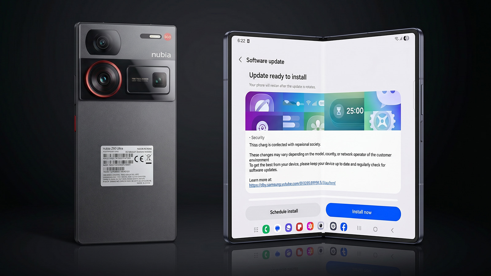 Phones with under display camera guide