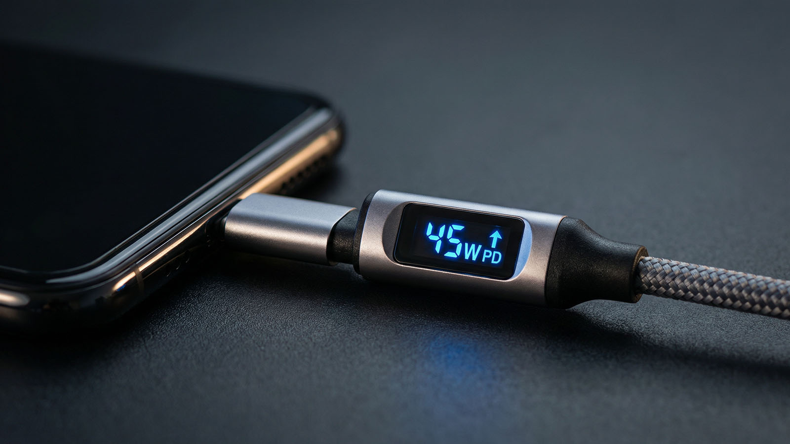 USB-C cable watt display explained through real charging use