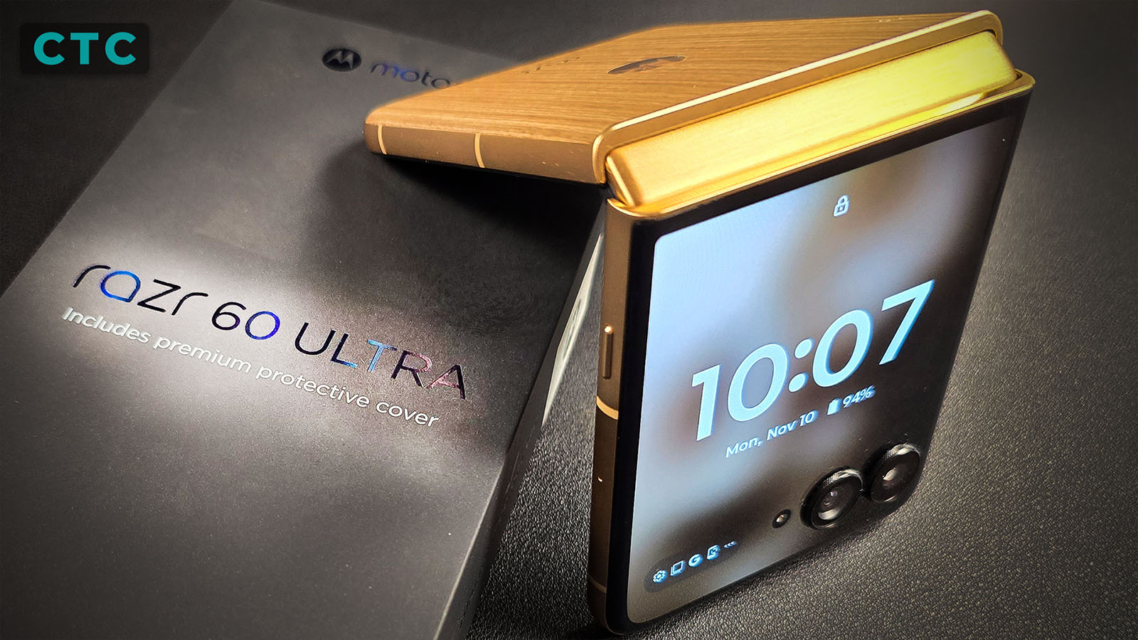 Motorola Razr 60 Ultra flip phone video review hinge test camera