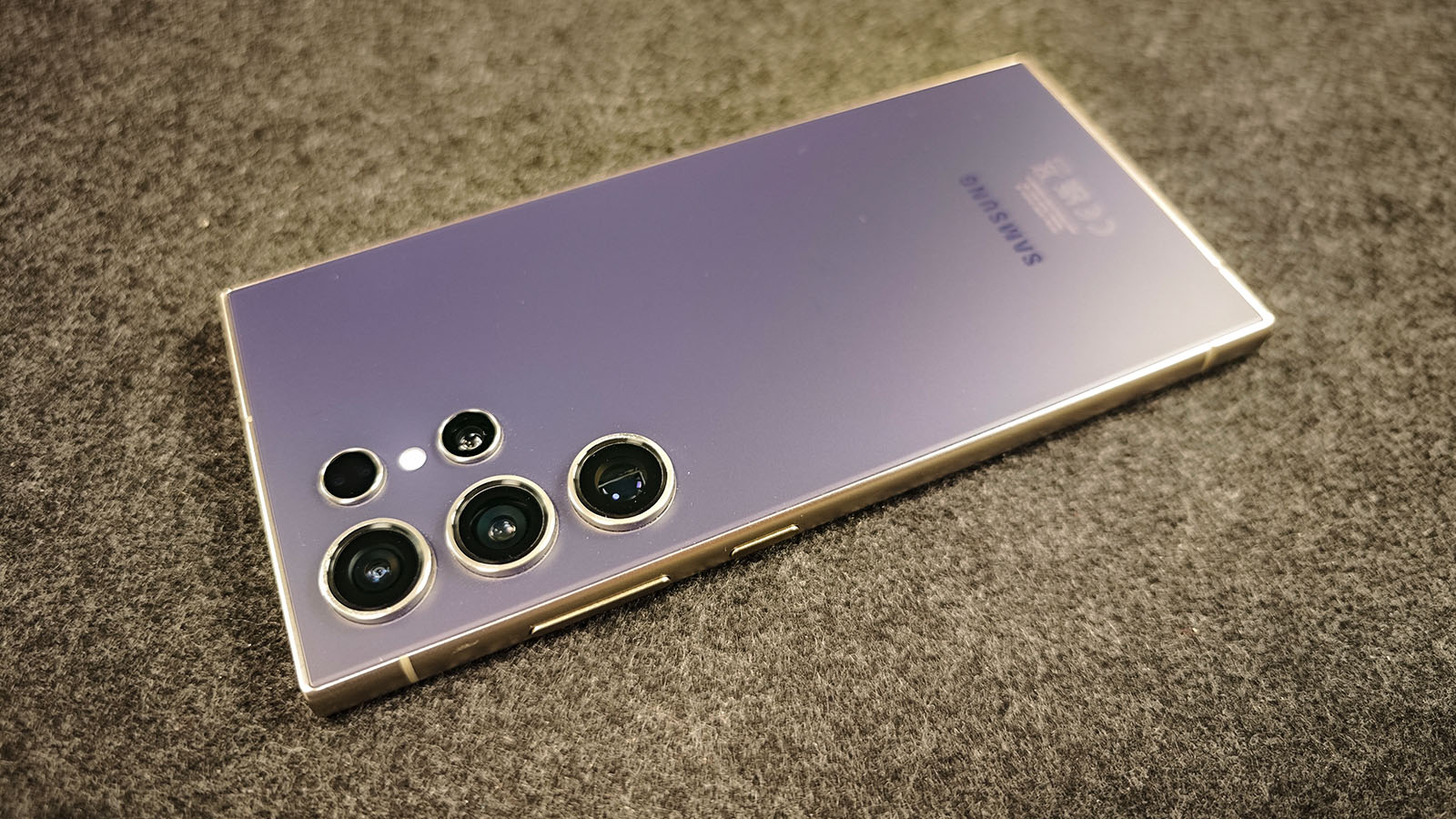 Samsung Galaxy S24 Ultra used for filming phone reviews